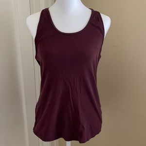 Athleta Size S burgundy Racerback tank